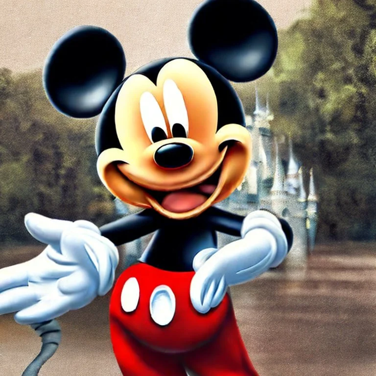 mickey mouse en disneyworld